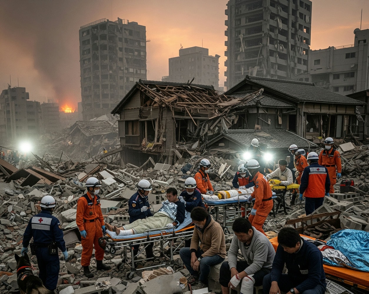 大規模な地震、津波などは多数の死傷者・行方不明者が発生することが想定されます。また、災害をうけての背心的被害は子どもや高齢者に顕著に現れやすいです。